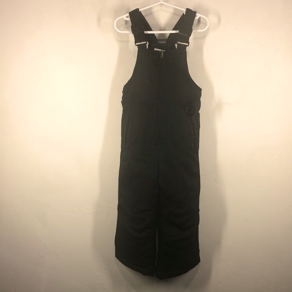 Peanut & Ollie Black snow bibs size 4T